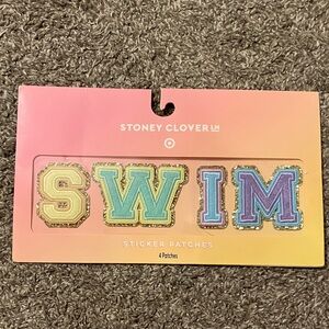 NWT Stoney Clover Lane Glitter Letter Patches SWIM